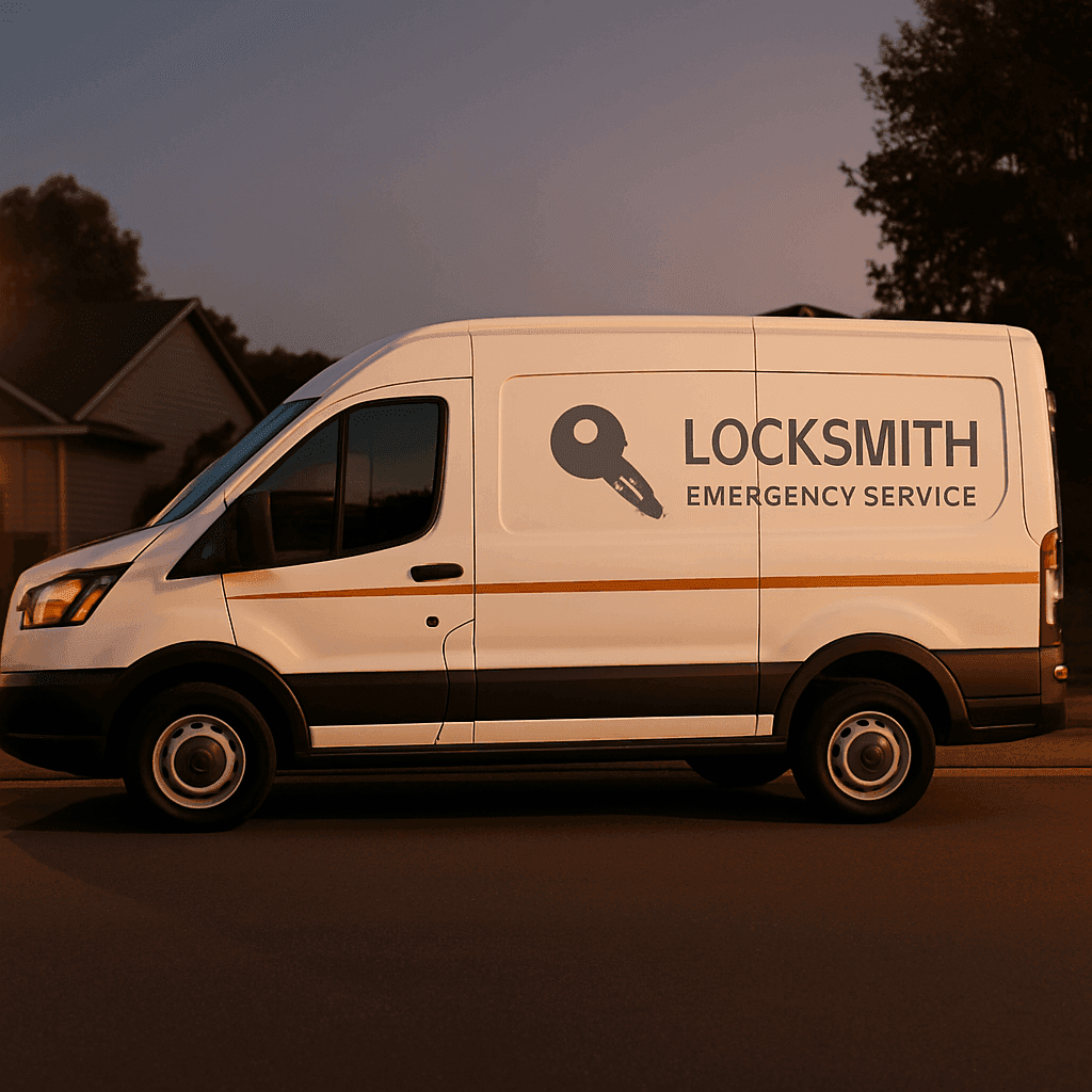 Locksmith Enforcement service van ready for local dispatch